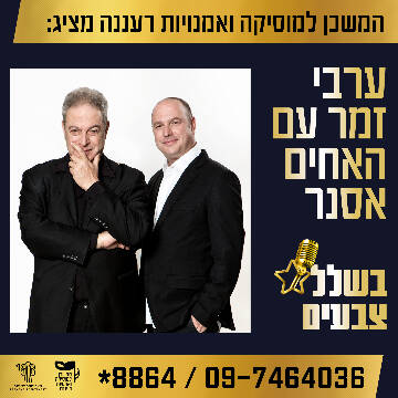 תמונת מופע: ערב זמר צהוב עם האחים אסנר - "שמש שמש באה בימים"