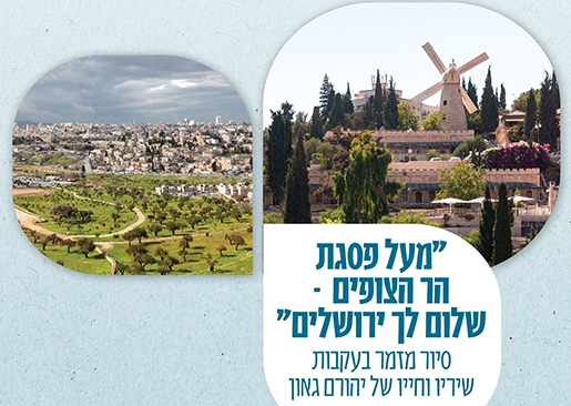 תמונת מופע: סיור מזמר בעקבות שיריו וחייו של יהורם גאון