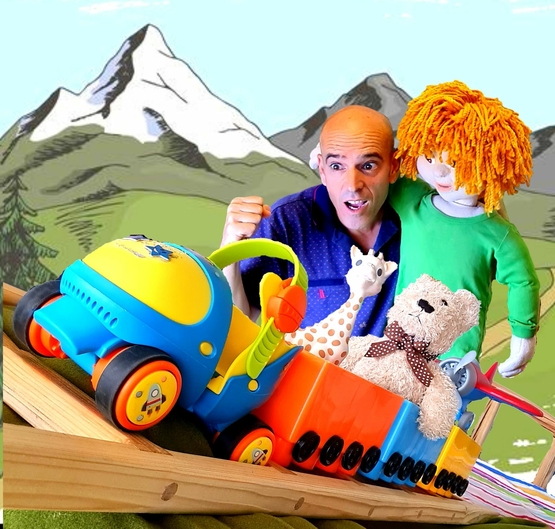 תמונת מופע: הקטר הכחול שיכול - תיאטרון סיפור 2-4